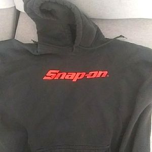 Men's snap-on hoodie